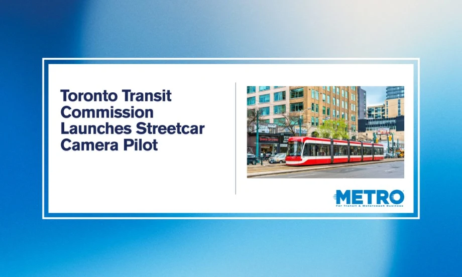 TTC streetcar on tracks