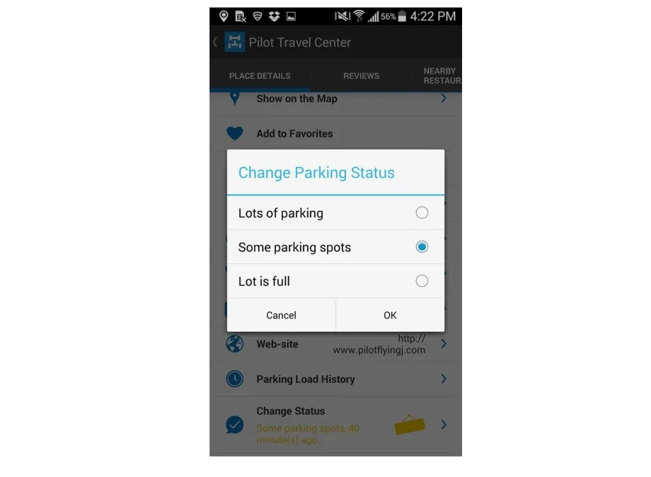 Trucker Path Now Tracks Parking Availability