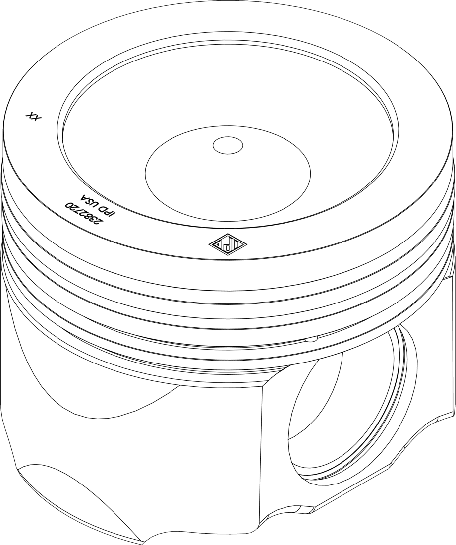 New Patent Pending IPDSteel Two Piece Friction Welded Piston