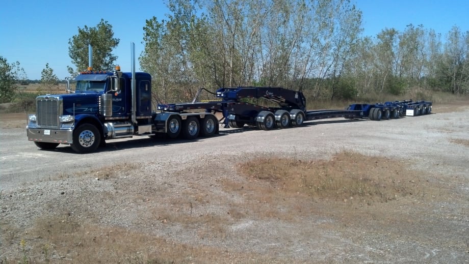 Talbert Introduces Lower Profile Hydraulic Detached Gooseneck and E3Nitro Axle Extension on 75-Ton 13-Axle Trailer