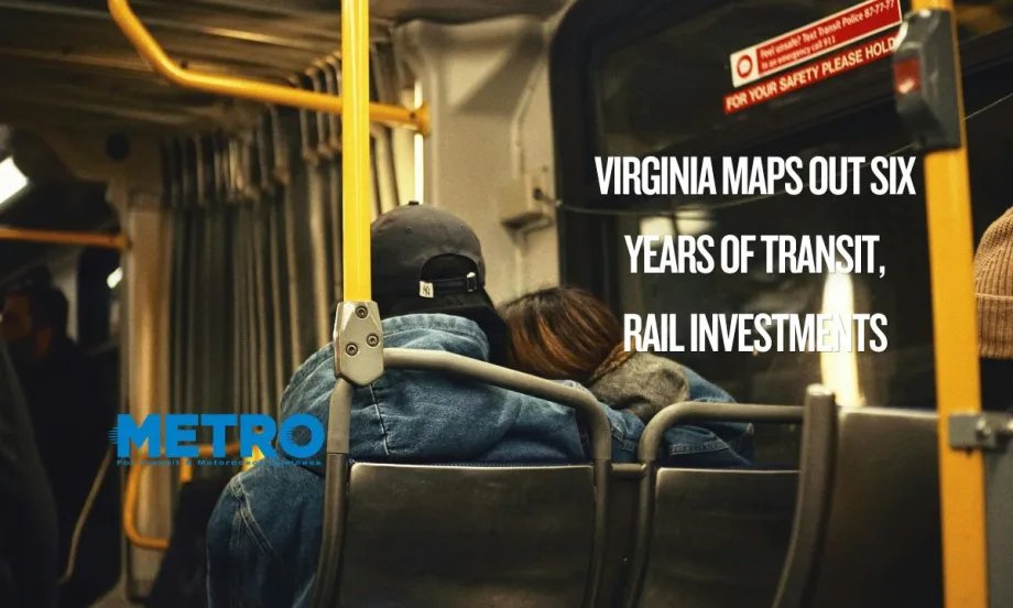 Passengers on a public transit vehicle.