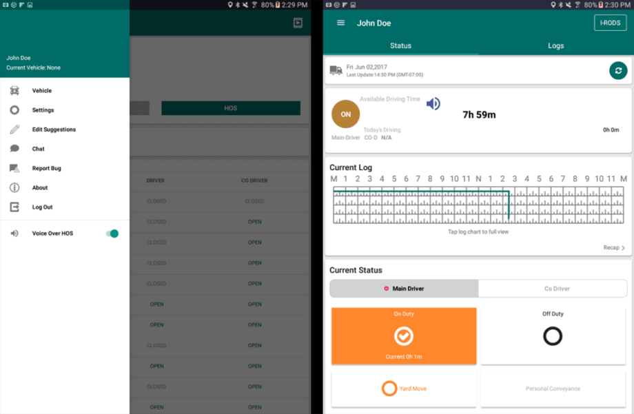FleetUp Offers HOS App with Voice Over Capabilities