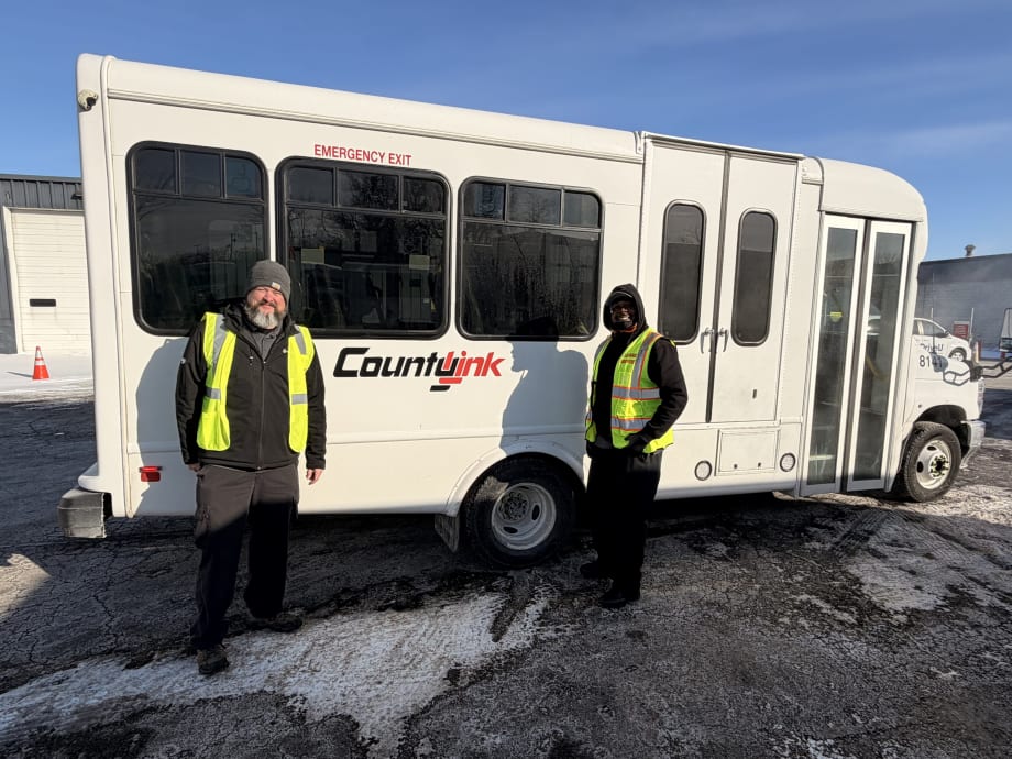 A photo of Peoria MTD workers fro WeDriveU's contract