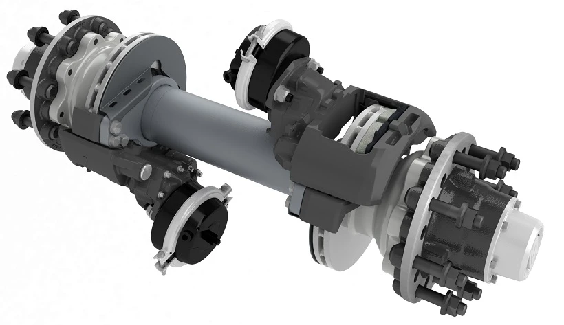 Ridewell Offers Short Track Disc Brake Axles