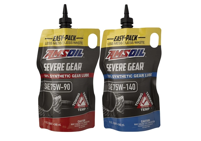 Amsoil Flexible Packaging Helps with Difficult Gear Lube Installation