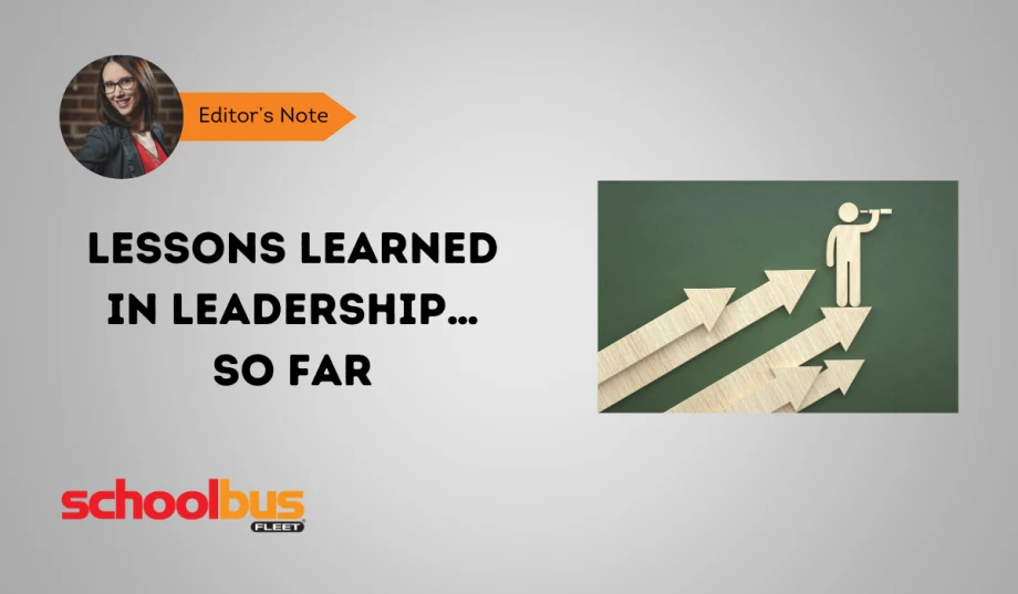 Lessons Learned in Leadership… So Far