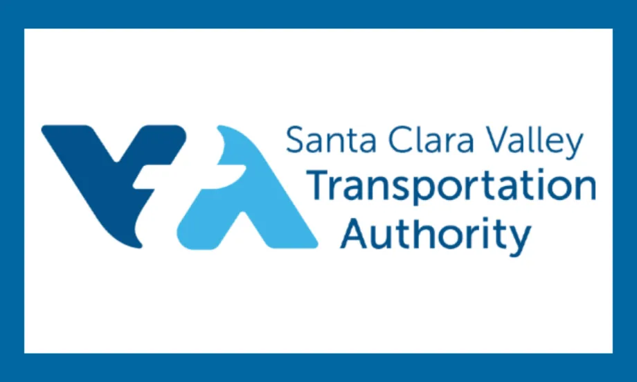 VTA logo surrounded by a blue border.