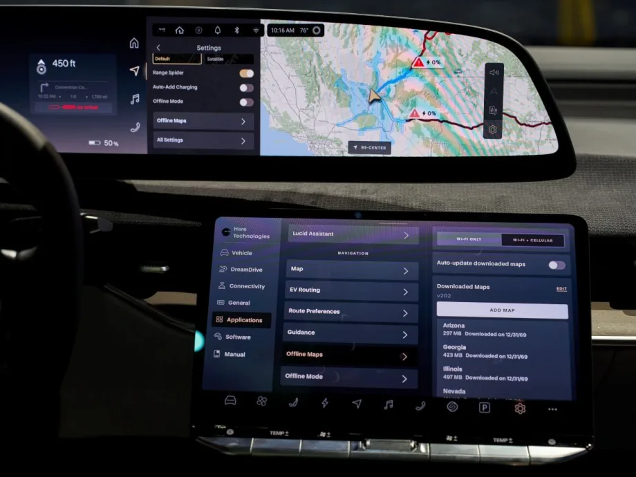 Here Technologies mapping system.