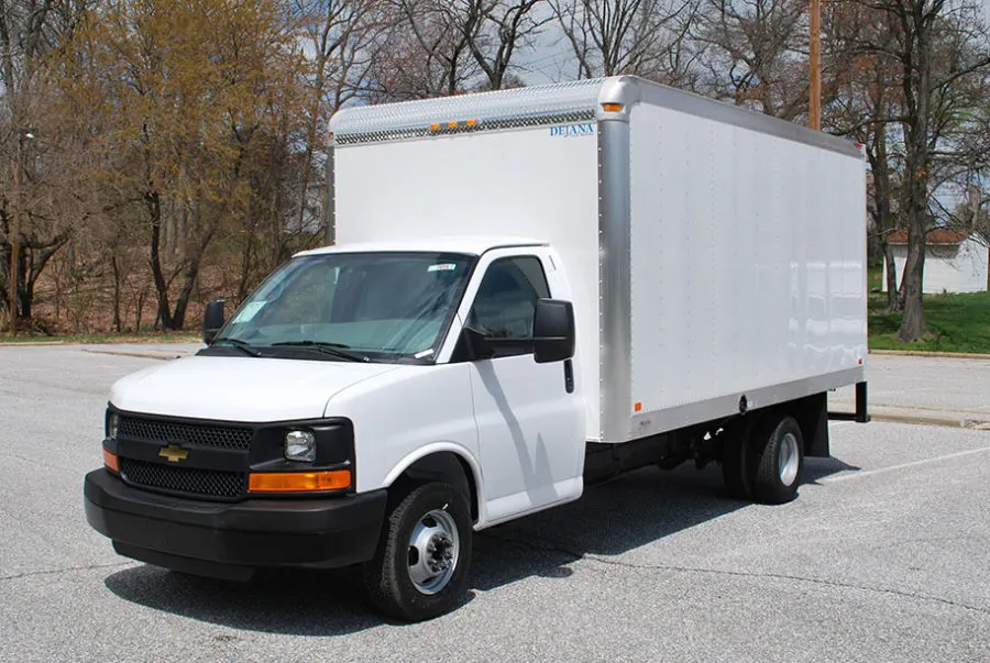 Van Body Available for Single and Dual Rear Wheel Chassis