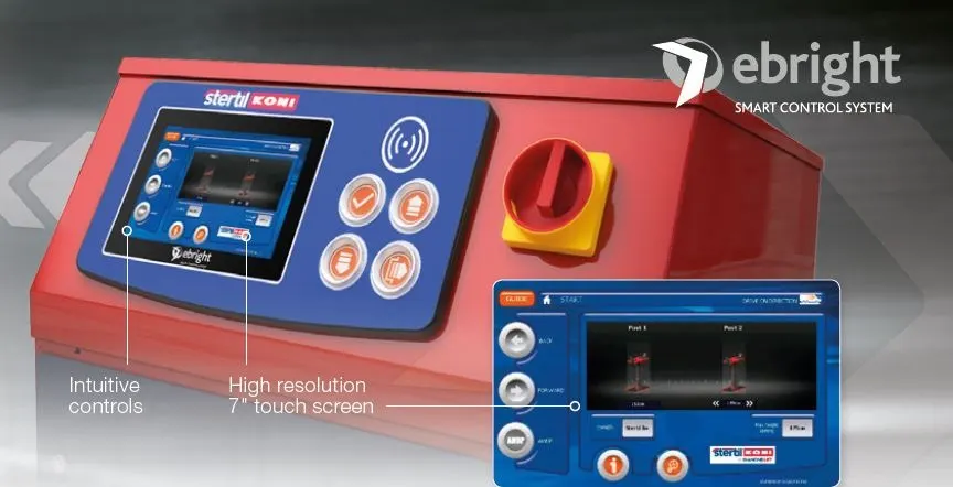 Stertil-Koni Touch Screen Control System for Diamondlift
