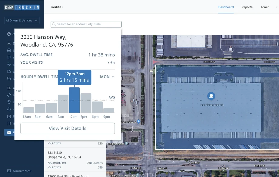 KeepTruckin’s Facility Insights Can Help Fleets Avoid Detention Time