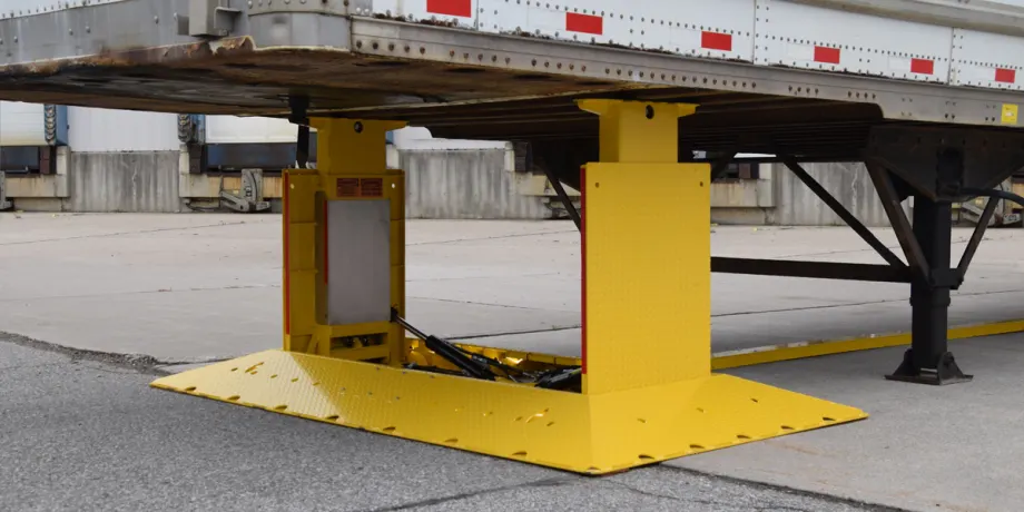 Ideal Warehouse Develops Ground Mounted Trailer Support