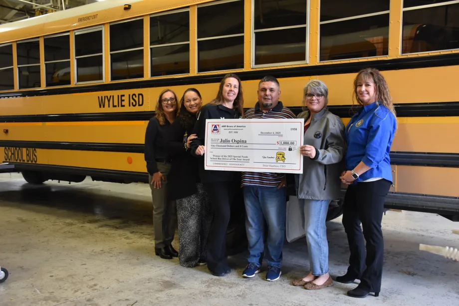 AMF Bruns Celebrates 2025 Special-Needs School Bus Driver of the Year