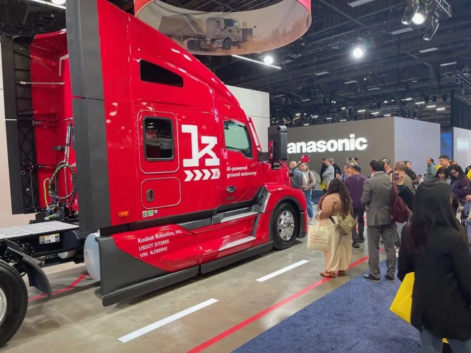 Kodiak Robotics at CES 2026.