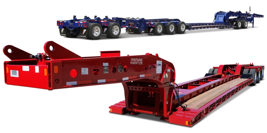 Fontaine’s Modular Lowbed Trailer Handles 60 Tons