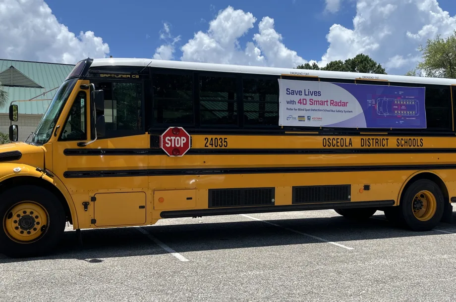 a school bus parked