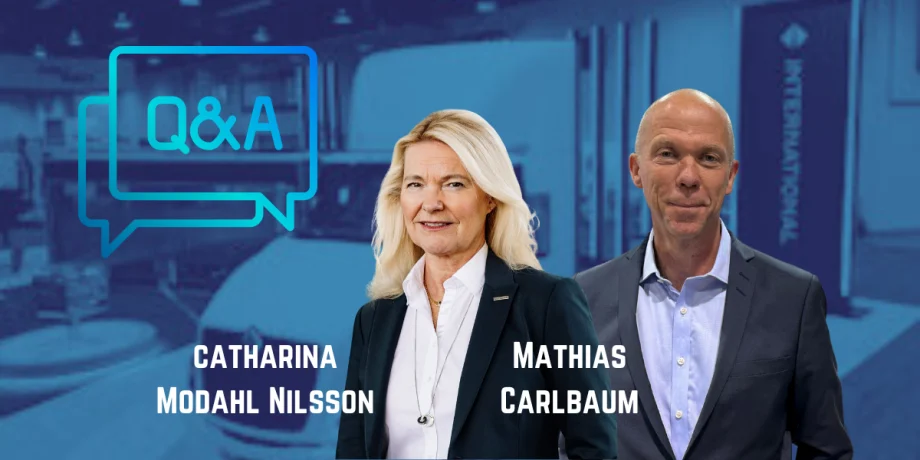 Catharina Nilsson and Mathias Carlbaum, International Trucks.