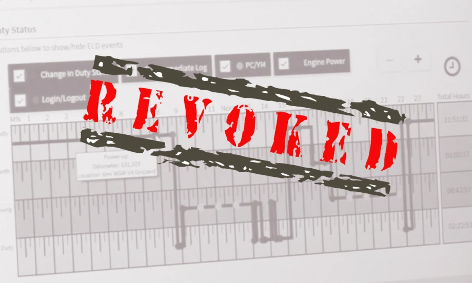 FMCSA Revokes Another Nine Electronic Logging Devices