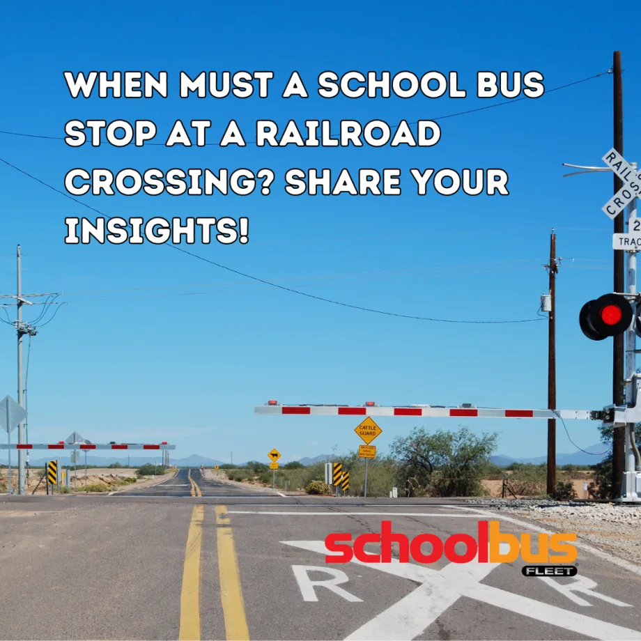 Wheels of Wisdom: When Should School Buses Stop at Railroad Crossings?