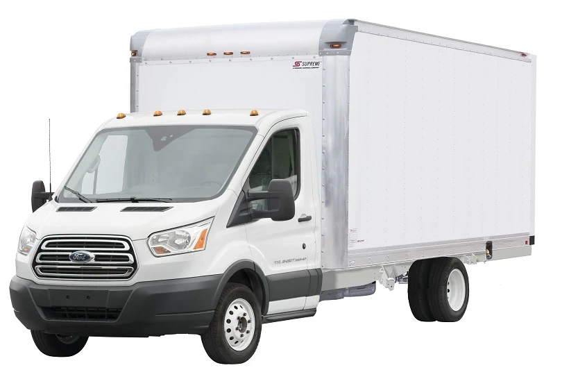 Supreme Truck Body Flat Floor Offered for Ford Transit Chassis