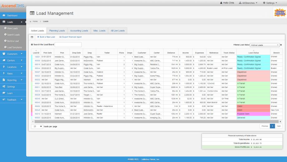 AscendTMS Integrates Trucker Tools Freight Matching Features