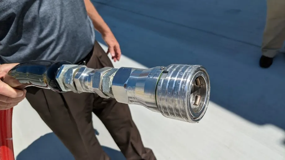 RNG fuel fill hose.