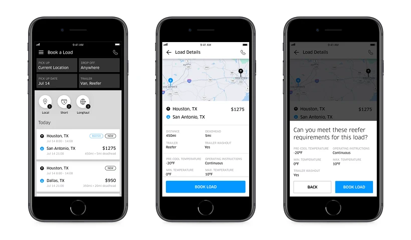 Uber Freight Offers More Control of Reefer Specifics
