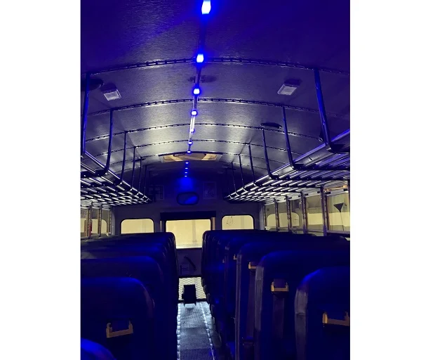 LED Lighting System Designed to Sanitize School Buses