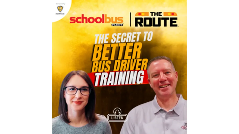 thumbnail for the route season 2 episode 9 featuring photos of bret brooks and amanda huggett